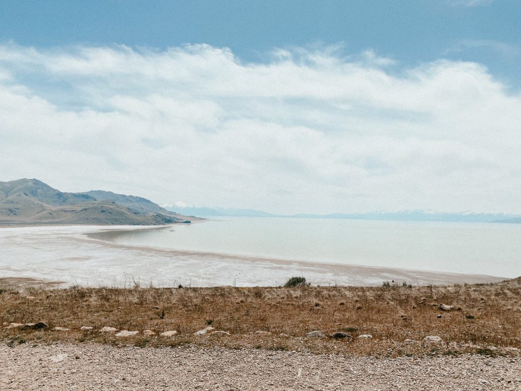 Shoreline along Great Salt Lake